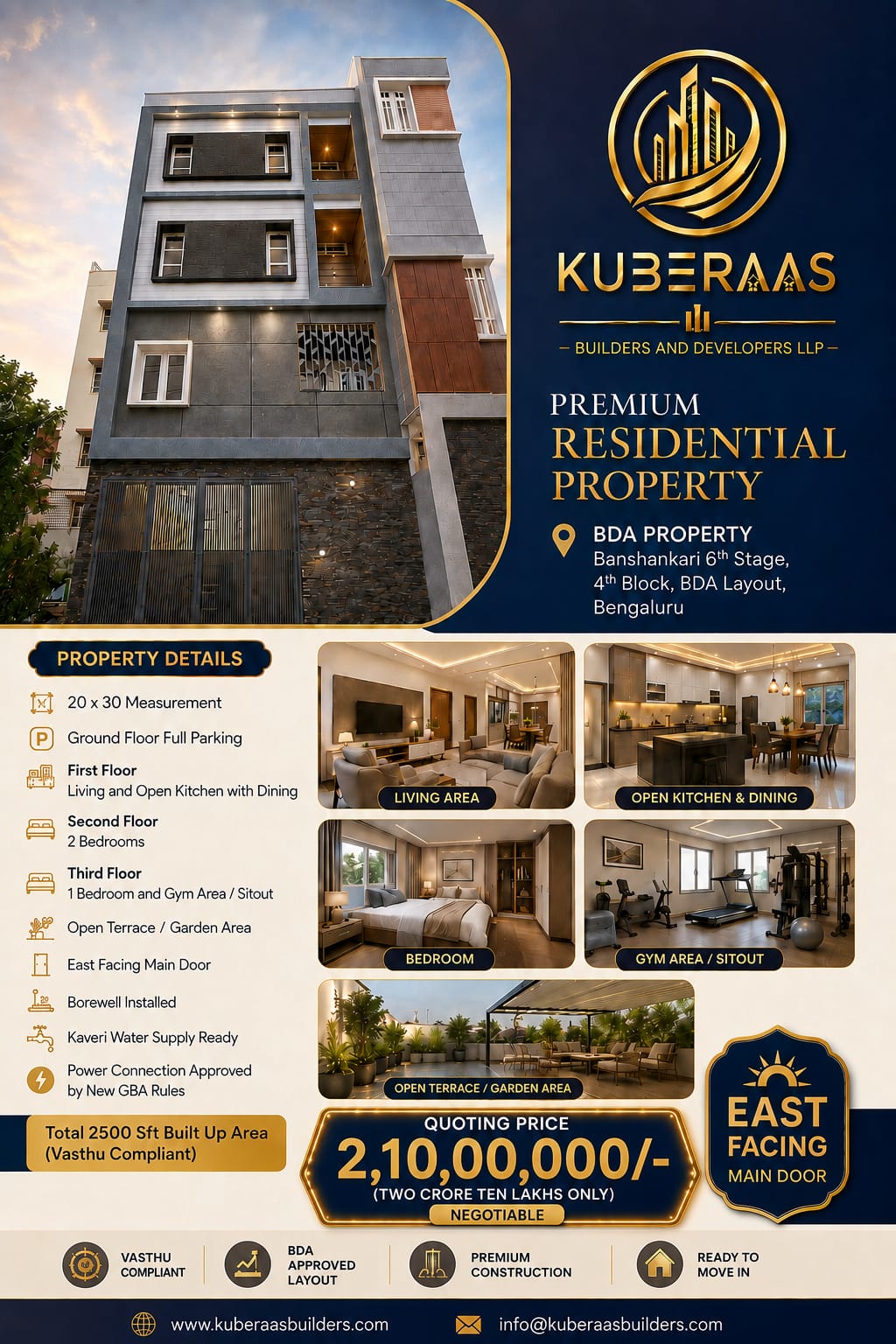 Premium Residential Property at BDA Layout, Banshankari 6th Stage, 4th Block, Bengaluru